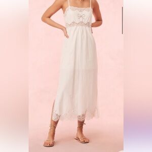 LoveShackFancy White Vinca Dress